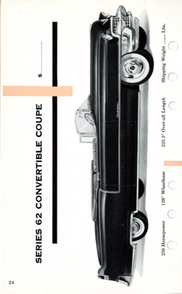 1955 Cadillac Salesmans Data Book Page 80